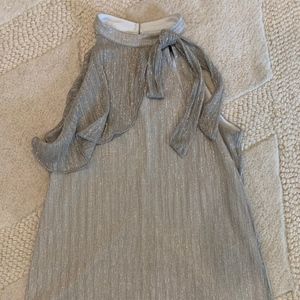 WHBM Flounce Halter Top